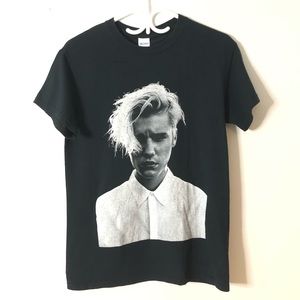 Justin bieber purpose tour shirt black size small